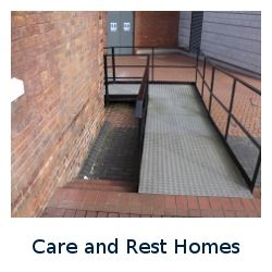 Care and Rest Home Button Disabled Access Button